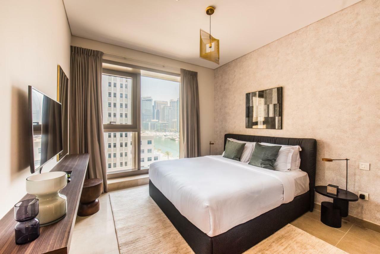 Fantastay Sparkle Tower One Bedroom Suite Marina View Dubai Exteriör bild